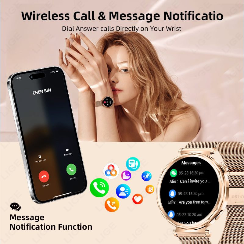 LIGE 2026 Nuovo Smart Watch da - Smartwatch Ladies Watches For Women recensione e prezzo