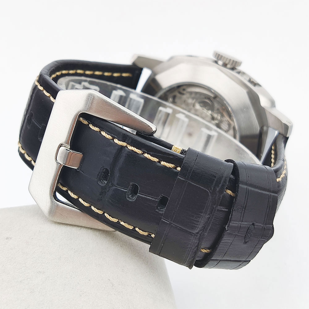 Orologio da Uomo 44mm con Movi - Leather Watch Strap recensione e prezzo