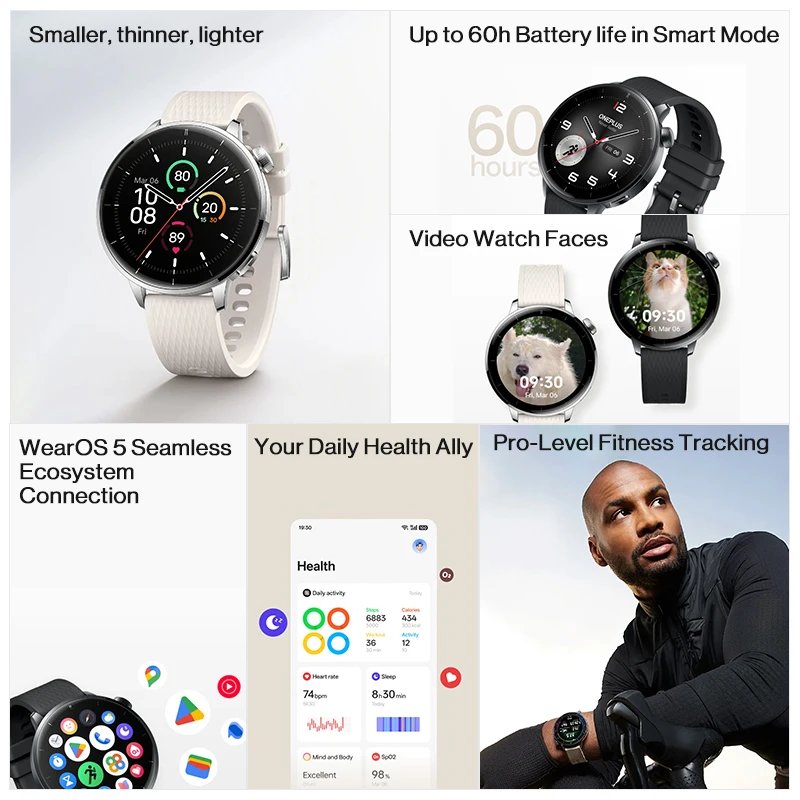 Versione globale OnePlus Watch - Heart Rate Gps Watch recensione e prezzo