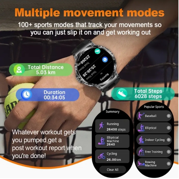 2025 Nuovo 710 mAh BT Chiamata - Heart Rate Gps Watch recensione e prezzo