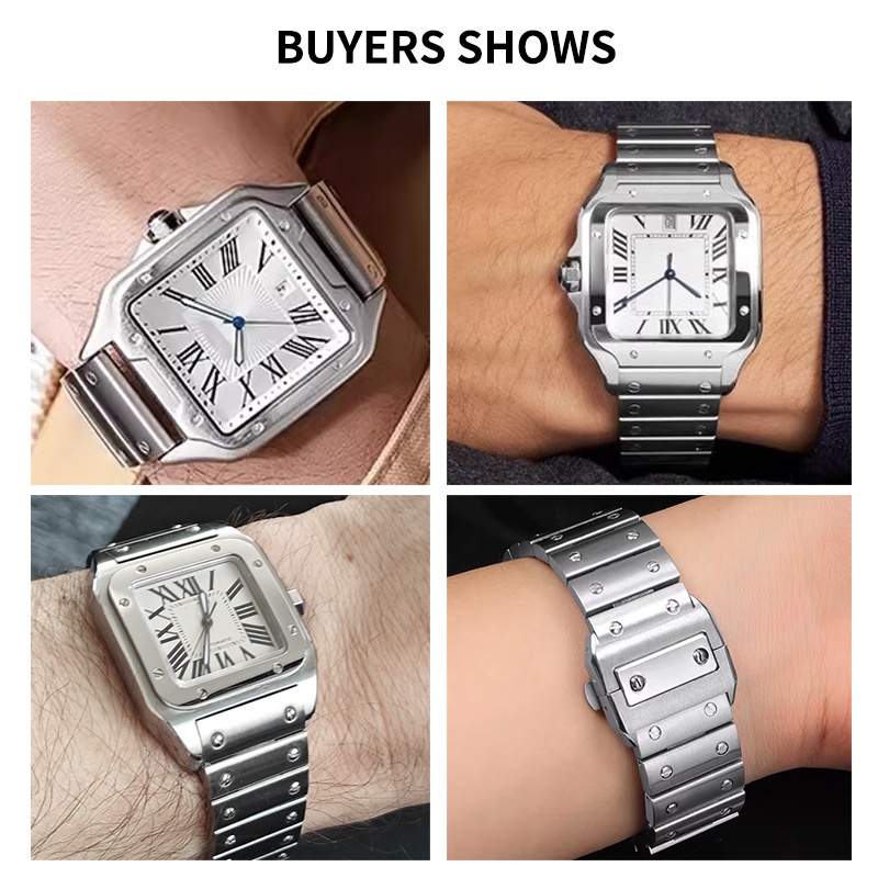 Cinturino per orologio in acci - Cartier Watch Tank recensione e prezzo