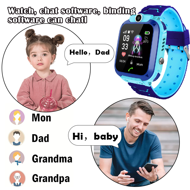 Smartwatch Q12B per Bambini co - Smartwatch Watches Gift For Boys With Gps recensione e prezzo