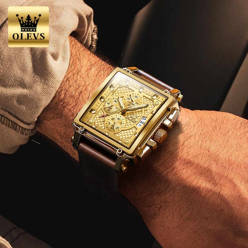 Orologi da Uomo Marca OLEVS, I - Leather Watch Strap recensione e prezzo